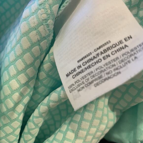 Nike Jacket Womens Small Golf Pebble Beach Full Zip Performance Stretch Mint - Picture 8 of 8